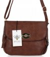 Női Táská levéltáska BEE BAG csokoládé SE101-1