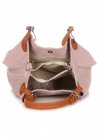 Bőr táska shopper bag Vittoria Gotti púderrózsaszín V2050