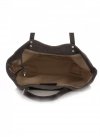 Bőr táska shopper bag Vittoria Gotti szürke V915