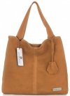Bőr táska shopper bag Vittoria Gotti vörös V501