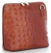 Bőr táska levéltáska Genuine Leather barna 218