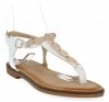 Białe modne sandały damskie firmy Givana