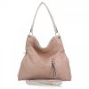 Uniwersalna Torebka damska Shopper Bag XL firmy Hernan HB0170 Pudrowy Róż/Beż
