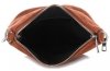 Uniwersalne Torebki Listonoszki Skórzane firmy Genuine Leather Ruda