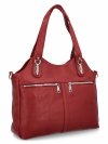 Torebka Damska Shopper Bag firmy Herisson 17B375 Ciemno Czerwona