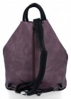 Uniwersalny Plecak Damski XL firmy Hernan HB0136-L Fioletowy