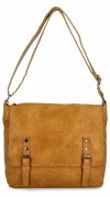 Torebka Damska Listonoszka Vintage firmy Herisson 1502L36   Żółta