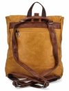 Plecak Damski Vintage XL firmy Herisson 1652H2023-11 Musztardowy