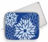 Modne Etui na Tablet 12 wzór w kwiaty Niebieskie