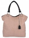 Torebka Uniwersalna Shopper Bag Hernan Pudrowy Róż HB0150