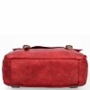 Plecak Damski w Stylu Vintage firmy Herisson 17B336 Ciemno Czerwony