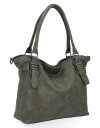Torebka Damska Shopper Bag XL firmy Hernan HB0397 Zielona