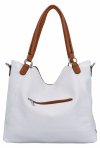 Torebka Damska Shopper Bag XL firmy Hernan HB0337 Biała