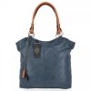 Uniwersalne Torebki Damskie XL firmy Hernan Shopper Bag Granatowa