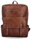 Plecak Damski XL w Stylu Vintage firmy Herisson 22H2023-161 Brązowy