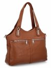 Torebka Damska Shopper Bag firmy Herisson 17B375 Ruda