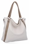 Torebka Damska Shopper Bag XL firmy Hernan HB0337 Beżowa