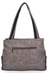 Torebka Damska Shopper Bag 2 Komory firmy Hernan 3892-1 Ziemista/Czekolada