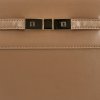 Elegancka Torebka Damska Kuferek firmy Herisson 19R509 Ciemno Beżowa