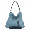 Uniwersalna Torebka damska Shopper Bag XL firmy Hernan HB0170 Błękitna