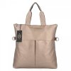 Torebka Damska Shopper Bag XL firmy Hernan HB0362 Stare Złoto