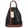 Stylowy Plecaczek Damski firmy Herisson 15-2B315 Czarny