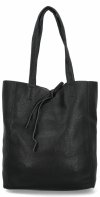 Torebka Damska Shopper Bag z Kosmetyczką firmy Herisson 15R355 Czarna