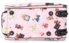 Torba Podróżna na kółkach ze stelażem Or&Mi Teddy Bear Multikolor - Różowa