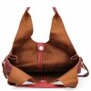 Torebka Shopper Bag XL z Kosmetyczką firmy Herisson 19C323 Ciemno Czerwona