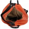 Uniwersalny Plecak Damski XL firmy Hernan HB0136-L Pomarańczowy
