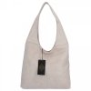 Uniwersalne Torebki Damskie Shopper Bag firmy Hernan HB0141 Beżowa