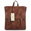 Plecak Damski Vintage firmy Herisson 1502H449 Ciemno Brązowy