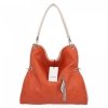 Uniwersalna Torebka Damska Shopper Bag XL firmy Hernan HB0170 Pomarańczowa
