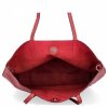 Duża Torebka Shopper Bag z Kosmetyczką firmy Herisson 18R301 Ciemno Czerwona