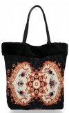 BEE BAG Torebka Damska Shopper XL Boho Style Czarna