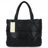 Modna Torebka Damska Herisson Shopper Bag Czarna