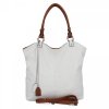 Torebka Uniwersalna Shopper Bag Hernan HB0150 Biała/Ruda