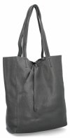 Torebka Damska Shopper Bag z Kosmetyczką firmy Herisson 15R355 Szara