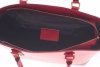 Modne Torebki skórzane typu Shopper bag łódka Czerwona