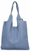 GENȚĂ DIN PIELE shopper bag Vittoria Gotti albastru 165