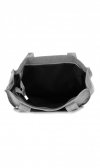 GEANȚĂ DIN PIELE shopper bag Vittoria Gotti gri deschis V27A