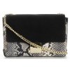 GEANȚĂ DIN PIELE tip poștaș Vittoria Gotti negru V5201PIT