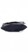 GEANȚĂ DIN PIELE tip poștaș Genuine Leather bleumarin L5127