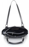 GEANȚĂ DIN PIELE clasică Genuine Leather gri J6088