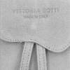 GEANȚĂ DIN PIELE universală Vittoria Gotti gri deschis V6256C
