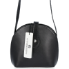 GEANȚĂ DIN PIELE tip poștaș Vittoria Gotti negru V530073VAC