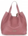 GEANȚĂ DIN PIELE shopper bag Vittoria Gotti roz  indian V230