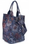 GEANȚĂ DIN PIELE shopper bag Vittoria Gotti bej 8298