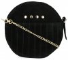 GEANȚĂ DIN PIELE tip poștaș Vittoria Gotti negru V6008