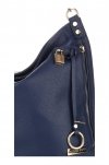 GEANȚĂ DIN PIELE shopper bag Vittoria Gotti bleumarin V8047